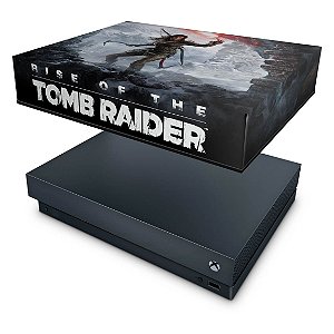 Xbox One X Capa Anti Poeira - Rise of the Tomb Raider
