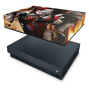 Xbox One X Capa Anti Poeira - Arlequina Harley Quinn #B