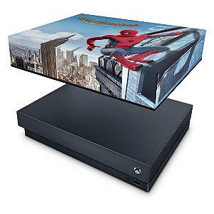 Xbox One X Capa Anti Poeira - Homem Aranha - Spiderman Homecoming