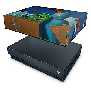 Xbox One X Capa Anti Poeira - Rick And Morty Mario