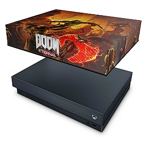 Xbox One X Capa Anti Poeira - Doom Eternal