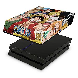 PS4 Fat Capa Anti Poeira - One Piece