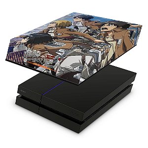 PS4 Fat Capa Anti Poeira - Attack On Titan - Shingeki No Kyojin #A