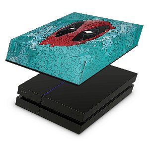 PS4 Fat Capa Anti Poeira - Deadpool