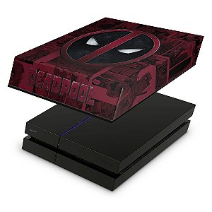 PS4 Fat Capa Anti Poeira - Deadpool Comics