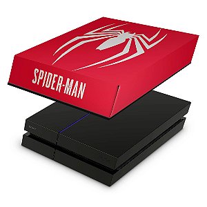 PS4 Fat Capa Anti Poeira - Spider-Man Bundle
