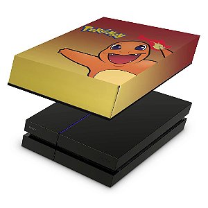 PS4 Fat Capa Anti Poeira - Pokemon Charmander