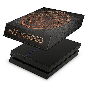 PS4 Fat Capa Anti Poeira - Game Of Thrones Targaryen