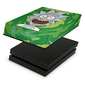 PS4 Fat Capa Anti Poeira - Rick Rick And Morty