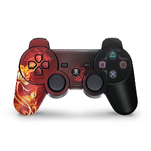 PS3 Controle Skin - Fire Flower