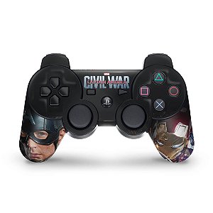 PS3 Controle Skin - Capitão America Guerra