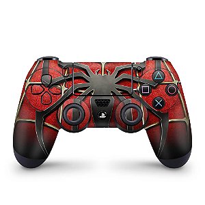 Skin PS4 Controle - Spider Man - Homem Aranha