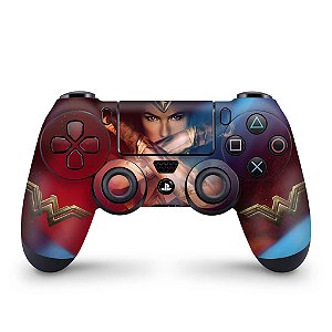 Skin PS4 Controle - Mulher Maravilha