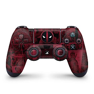 Skin PS4 Controle - Deadpool Comics