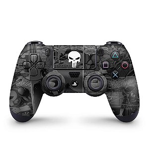 Skin PS4 Controle - The Punisher Justiceiro Comics