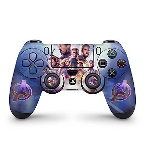 Skin PS4 Controle - Vingadores Ultimato Endgame