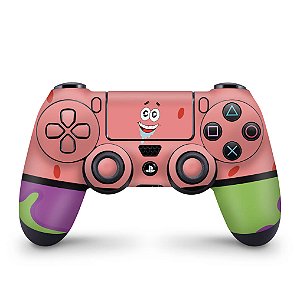 Skin PS4 Controle - Patrick Bob Esponja