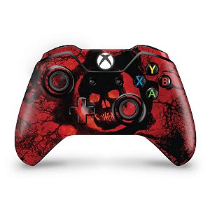 Skin Xbox One Fat Controle - Gears of War - Skull