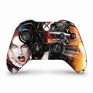 Skin Xbox One Fat Controle - Arlequina Harley Quinn #B