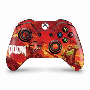 Skin Xbox One Fat Controle - Doom