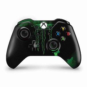 Skin Xbox One Fat Controle - Monster Energy Drink