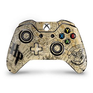Skin Xbox One Fat Controle - Harry Potter