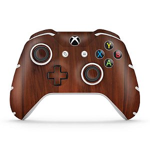 Skin Xbox One Slim X Controle - Madeira