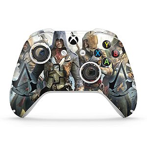 Skin Xbox One Slim X Controle - Assassins Creed Unity