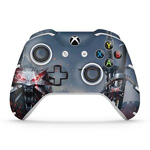 Skin Xbox One Slim X Controle - The Witcher 3 #A