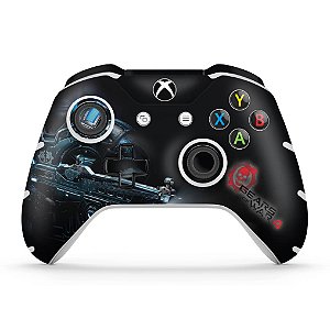 Skin Xbox One Slim X Controle - Gears of War 4