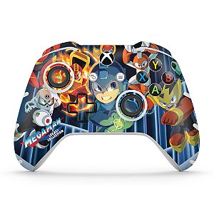 Skin Xbox One Slim X Controle - Megaman Legacy Collection