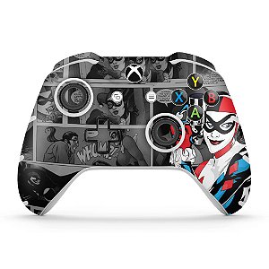 Skin Xbox One Slim X Controle - Arlequina Harley Quinn #A