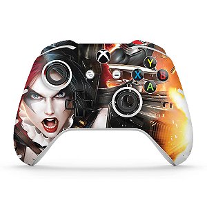 Skin Xbox One Slim X Controle - Arlequina Harley Quinn #B