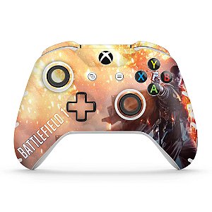 Skin Xbox One Slim X Controle - Battlefield 1