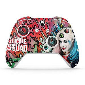 Skin Xbox One Slim X Controle - Esquadrão Suicida #A