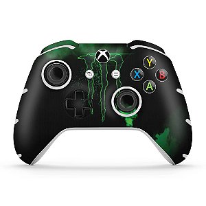 Skin Xbox One Slim X Controle - Monster Energy Drink