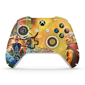 Skin Xbox One Slim X Controle - Thor Ragnarok