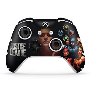 Skin Xbox One Slim X Controle - Liga da Justiça