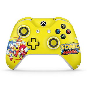 Skin Xbox One Slim X Controle - Sonic Mania