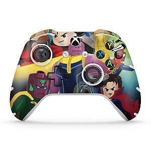 Skin Xbox One Slim X Controle - Lego Avengers Vingadores