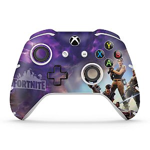 Skin Xbox One Slim X Controle - Fortnite Battle Royale