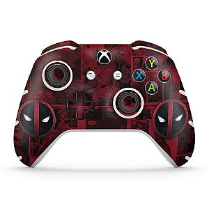 Skin Xbox One Slim X Controle - Deadpool Comics