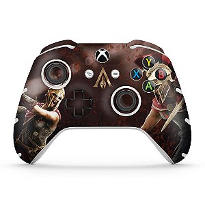 Skin Xbox One Slim X Controle - Assassins Creed Odyssey