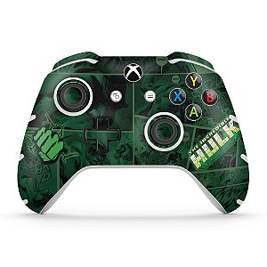 Skin Xbox One Slim X Controle - Hulk Comics