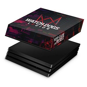 PS4 Pro Capa Anti Poeira - Watch Dogs Legion