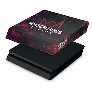 PS4 Slim Capa Anti Poeira - Watch Dogs Legion