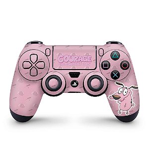 Skin PS4 Controle - Coragem: O cão covarde