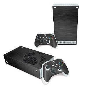 Xbox Series S Skin - Aço Escovado Preto