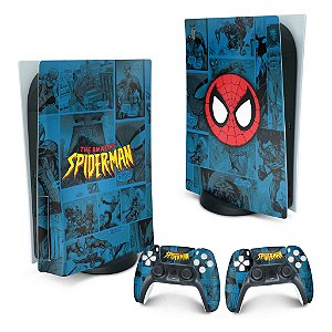 PS5 Skin - Homem-Aranha Spider-Man Comics