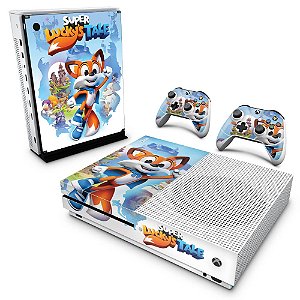 Xbox One Slim Skin - Super Lucky's Tale